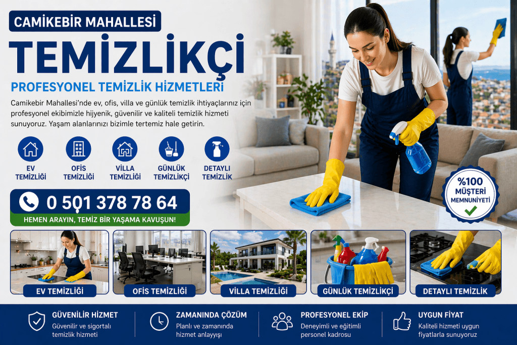 Camikebir Mahallesi Temizlikçi