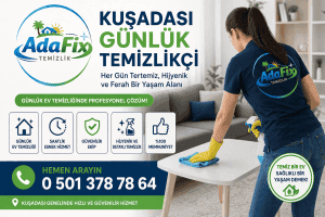 kuşadası günlük temizlikçi